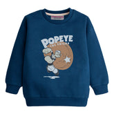 POPEYE NAVY BOYS LONG SLEEVE SWEAT-SHIRT