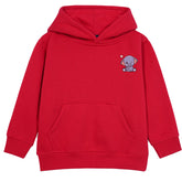 BABY ELEPHANT RED GIRLS HOODIE