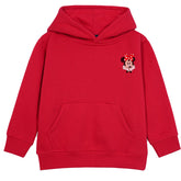 MINNIE RED GIRLS FLEECE HOODIE