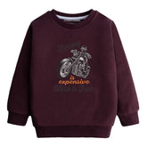 THERAPY JUNIOR MEHROON COLOR BOYS LONG SLEEVE SWEAT-SHIRT