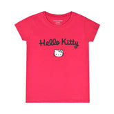 PARADISE PINK T.SHIRT PRINTED HELLO KITTY GIRLS T.SHIRT