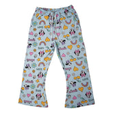 MINNIE PRINTED SKY BLUE JUNIOR GIRLS TROUSER