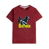 MAROON GRAPHICS BATMAN T-SHIRT