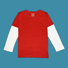 JUNIOR FEISTA (WHITE ARMS) COLOR BOYS LONG SLEEVE T.SHIRT