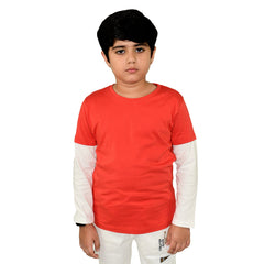 JUNIOR FEISTA (WHITE ARMS) COLOR BOYS LONG SLEEVE T.SHIRT