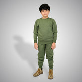 Junior Boy Sweat-Shirt Olive Green Color