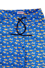 DIGITAL PRINTED SKY BLUE SHORTS