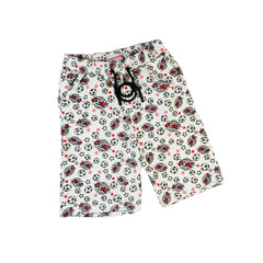 DIGITAL PRINTED FOOTBALL WHITE SHORTS