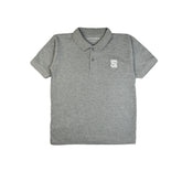 GREY POLO BOYS SHORT SLEEVE T.SHIRT