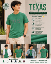 GREEN T-SHIRT Graphics TEXAS