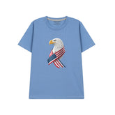 MOLE GREY GRAPHICS AMERCIAN BADGE T-SHIRT