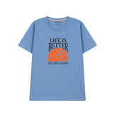 MOLE GREY GRAPHS LIFE IS BETTER T-SHIRT