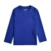 NAVY PEONY BOYS LONG SLEEVE T.SHIRT