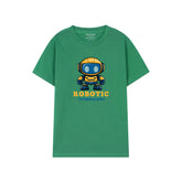 GREEN T-SHIRT Graphics ROBOTIC