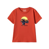 MONSTER TRUCK RED COLOR BOYS T.SHIRT