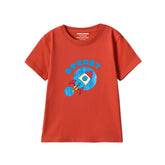 RED GRAPHICS ROCKET T-SHIRT