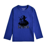 SOLDIER NAVY PEONY COLOR BOYS LONG SLEEVE T.SHIRT