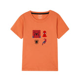 ORANGE GRAPHICS SPIDER T-SHIRT