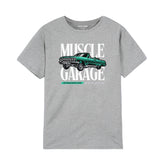 MUSCLE GEARUGE GREY BOYS T.SHIRT