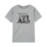 TREASURE PRINTED GREY BOYS T.SHIRT