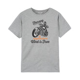 HEAVY BIKE GREY BOYS T.SHIRT