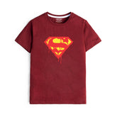 MAROON GRAPHICS SUPER T-SHIRT
