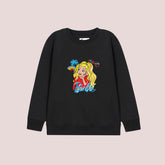 BARBIE BLACK COLOR Girls Long Sleeve Sweat-Shirt