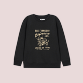 SANFRANCSO BLACK COLOR BOYS LONG SLEEVE SWEAT-SHIRT