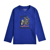 THERAPY NAVY PEONY COLOR BOYS LONG SLEEVE T.SHIRT