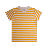 F.STRIPER MUSTARD AND OAITMAIL JUNIOR BOYS T.SHIRT