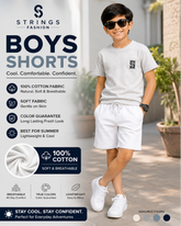 WHITE COLOR BOYS TERRY FABRIC