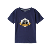 NAVY GRAPHICS ADVENTURE T-SHIRT