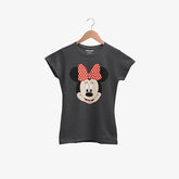MINNIE 2 JUNIOR BLACK GIRLS T.SHIRT