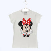 DIGITAL PRINTED MINNIE 2 SNOW WHITE JUNIOR GIRLS T.SHIRT