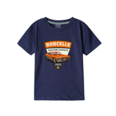 NAVY GRAPHICS BORCELLE T-SHIRT