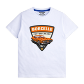 WHITE GRAPHICS BORCELLE T-SHIRT