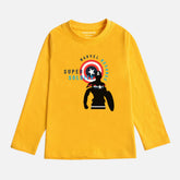 SUPER SOILDER YELLOW BOYS LONG SLEEVE T-SHIRT