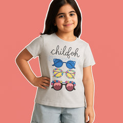 DIGITAL PRINTED CHIL FISH SNOW WHITE JUNIOR GIRLS T.SHIRT