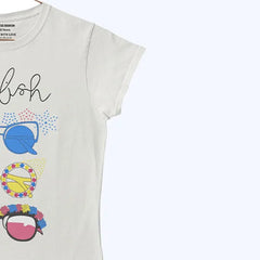 DIGITAL PRINTED CHIL FISH SNOW WHITE JUNIOR GIRLS T.SHIRT