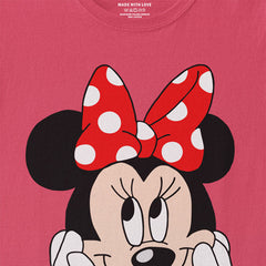 MINNIE 2 PARADISE PINK JUNIOR GIRLS T-SHIRT