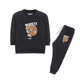 POPEYE JUNIOR BOY CHARCOAL COLOR TRACK SUIT