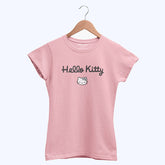 DIGITAL PRINTED HELLO KITTY JUNIOR TICKLED PINK COLOR GIRLS T.SHIRT