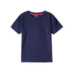 PLAIN NAVY PRINTED BOYS T.SHIRT