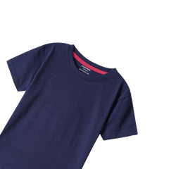 PLAIN NAVY PRINTED BOYS T.SHIRT