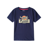 PLANE NAVY PRINTED BOYS T.SHIRT