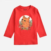 CUTE CAT FEISTA GIRLS LONG SLEEVE T-SHIRT