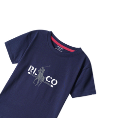 RALPHA NAVY PRINTED BOYS T.SHIRT