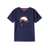 READY CRUSH NAVY PRINTED BOYS T.SHIRT