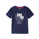 RUN OUT NAVY PRINTED BOYS T.SHIRT