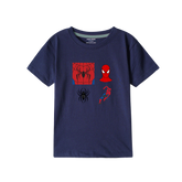 NAVY GRAPHICS SPIDER T-SHIRT